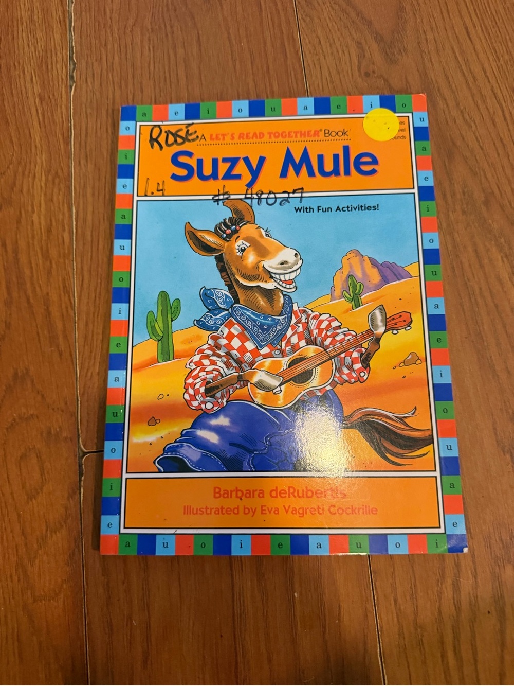Suzy Mule Children's Book - Orange & Blue Cover